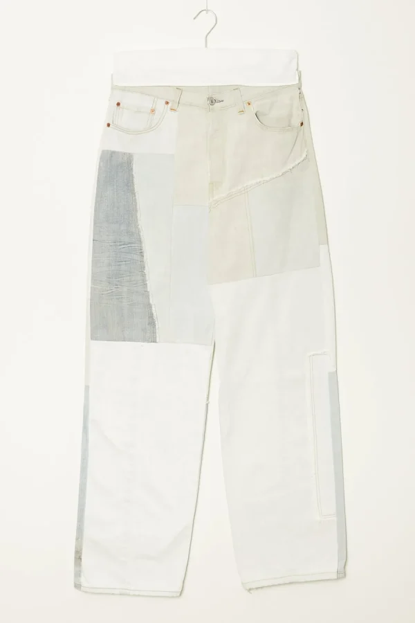 1/OFF Baggy patchwork jeans