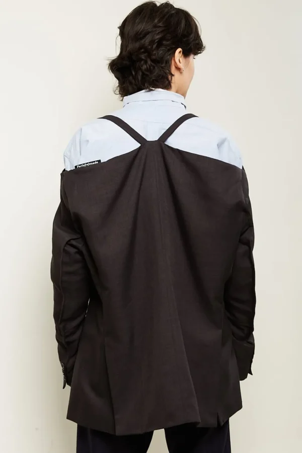 1/OFF Blazer Cut Off Shoulder
