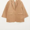 Oversize rain blazer