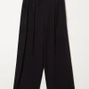 6397 Pleated long pull on pants