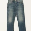 6397 Relaxed straight denim pants