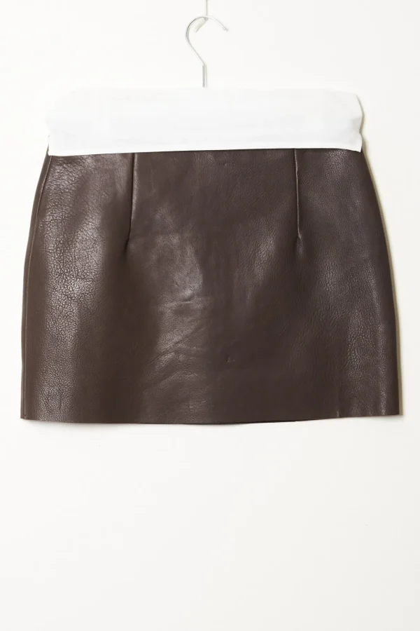 Remain Bonded leather skirt