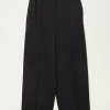 Róhe Belted wide leg trousers