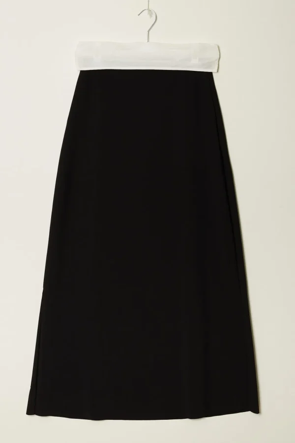 Róhe Minimal high waist scuba skirt