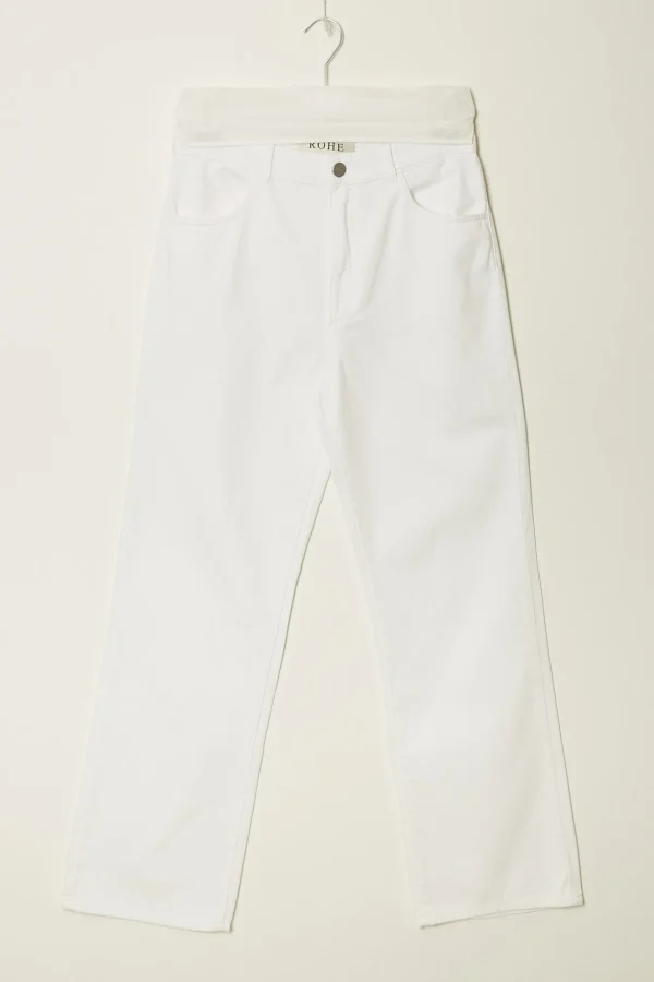 Róhe Relaxed fit white denim