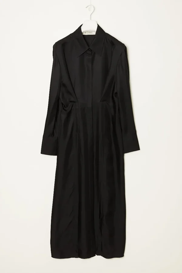 Róhe Waisted silk dress