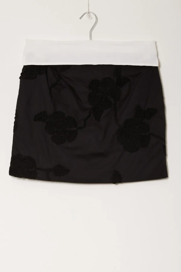 Rotate Cotton mini skirt