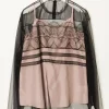 Sofie d'Hoore Boise lace inserts top