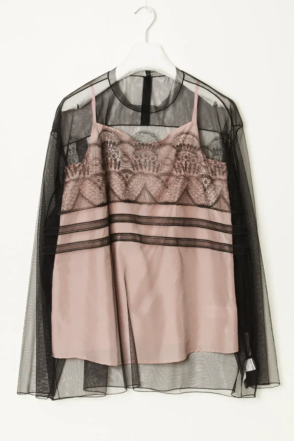 Sofie d'Hoore Boise lace inserts top