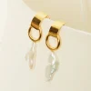 Studio Collect Decade earrings with baroque pearl