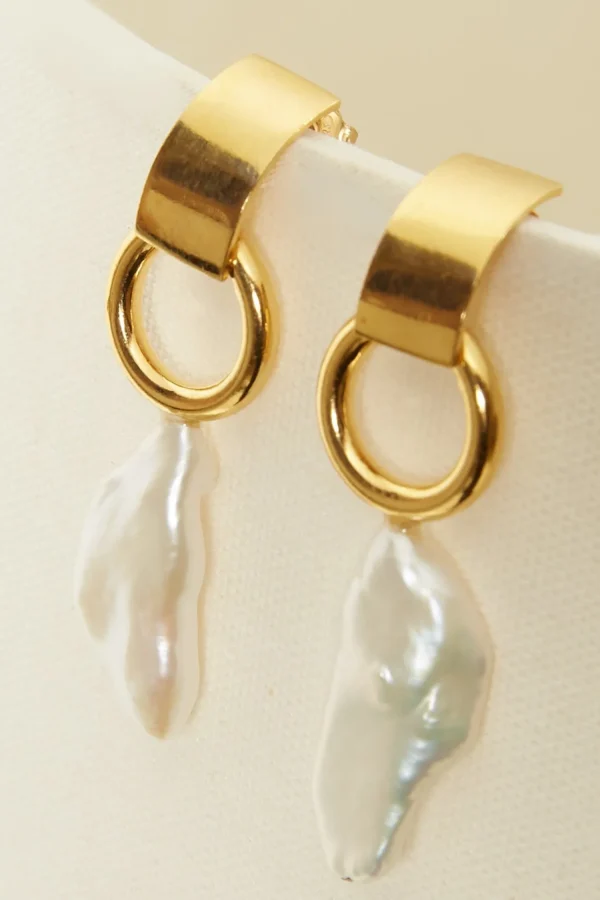 Studio Collect Decade earrings with baroque pearl