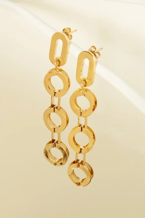 Studio Collect Wavy statement earrings