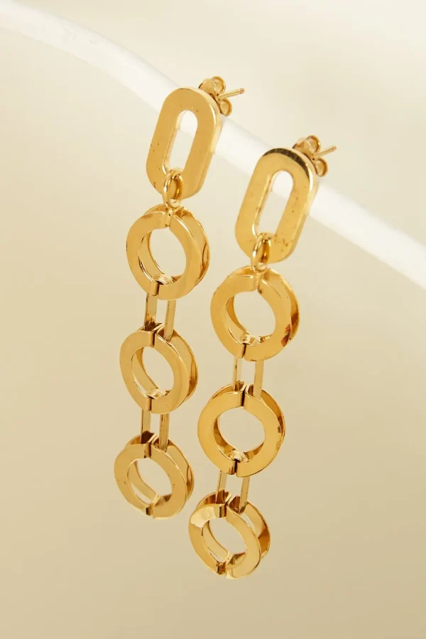 Studio Collect Wavy statement earrings