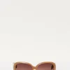 sunglasses chiffon moca os