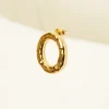 The Boyscouts Earring Verge Round Gold single