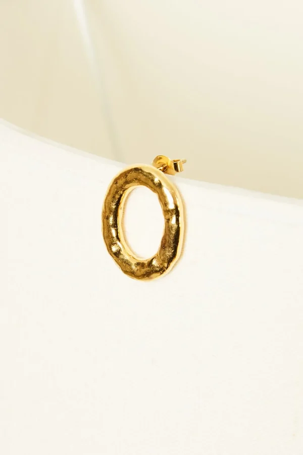 The Boyscouts Earring Verge Round Gold single