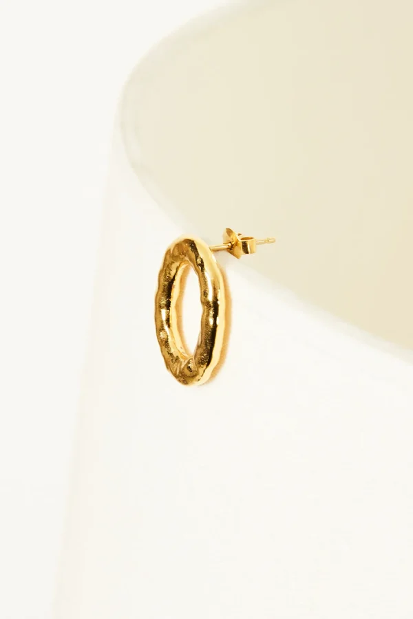 The Boyscouts Earring Verge Round Gold single