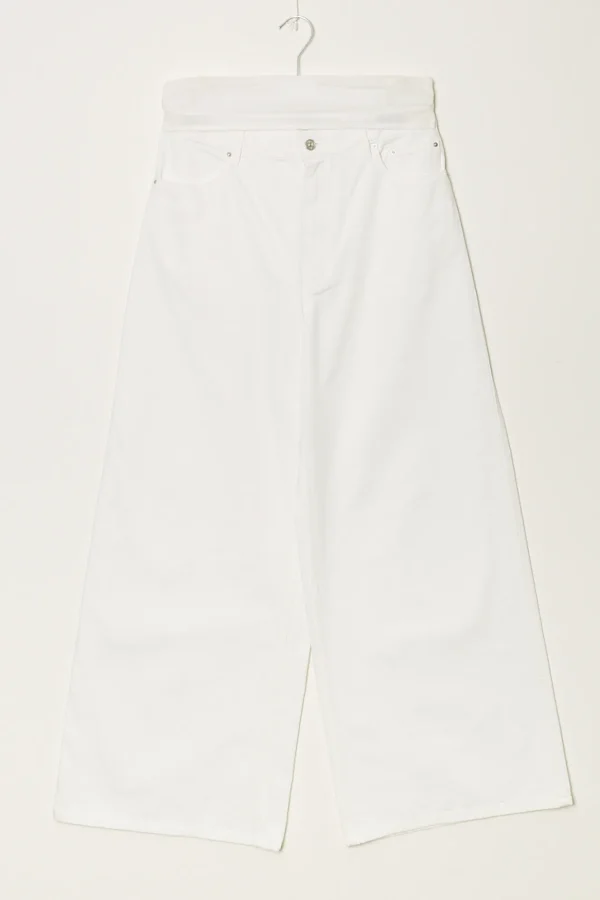 Wide leg denim