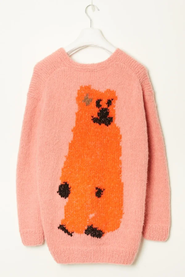 Wild animals Whale bear cardigan