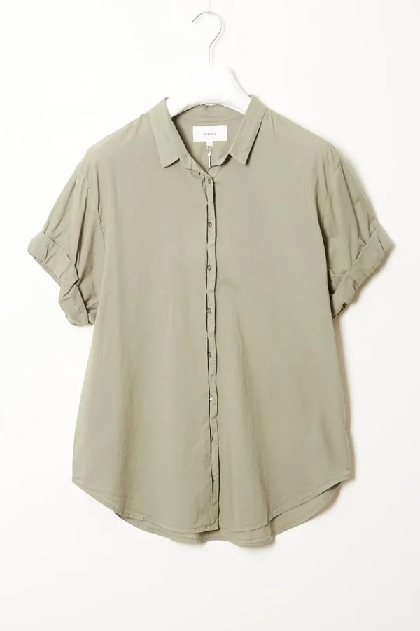 Xirena Channing cotton poplin shirt